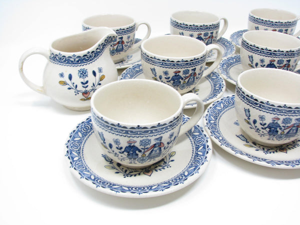 edgebrookhouse - Vintage Johnson Brothers England Hearts & Flowers Dinnerware Set - 45 Pieces