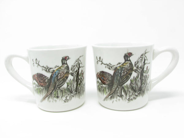 edgebrookhouse - Vintage Johnson Brothers Game Birds Pheasant Mugs - Set of 3