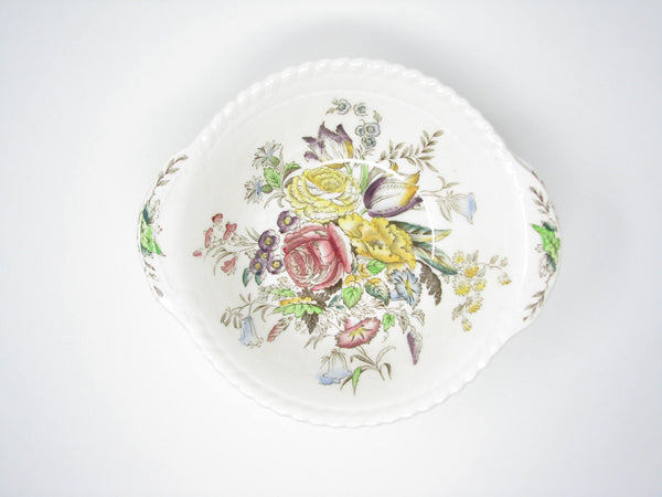 edgebrookhouse - Vintage Johnson Brothers Garden Bouquet Lugged Bowls - Set of 8