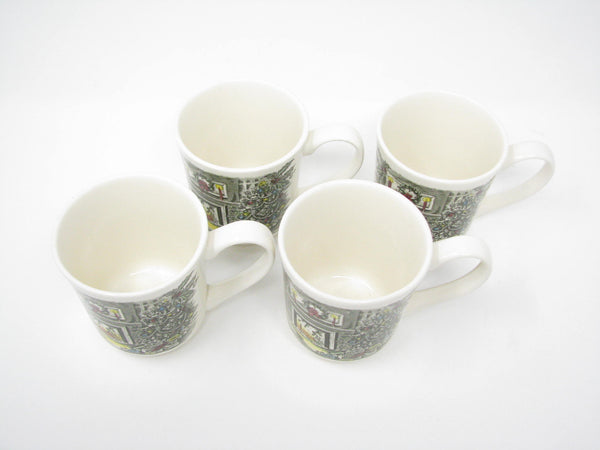 edgebrookhouse - Vintage Johnson Brothers Merry Christmas Tree Holiday Dinnerware Set - 13 Pieces