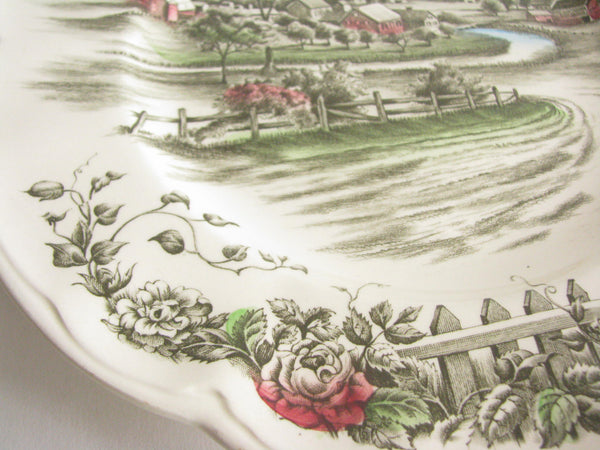 edgebrookhouse - Vintage Johnson Brothers The Road Home Dinner Plates - Set of 4