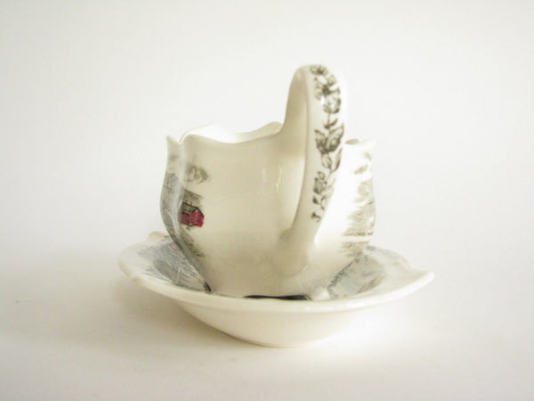 edgebrookhouse - Vintage Johnson Brothers The Road Home Gravy Boat and Underplate