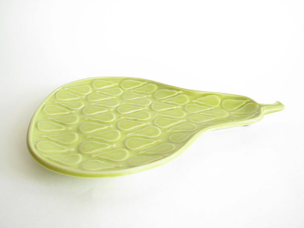 edgebrookhouse - Vintage Jonathan Adler Ceramic Green Pear Shaped Platter