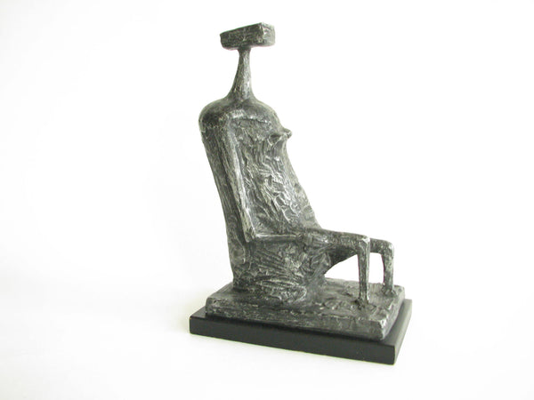 edgebrookhouse - Kenneth Armitage Seated Woman With Square Head Recreation by Austin Productions Circa 1960's