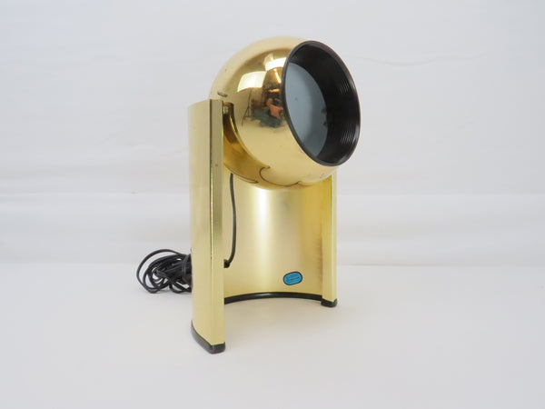 edgebrookhouse - Vintage 1970s Kenroy Brass Eyeball Stage Lamp or Table Lamp