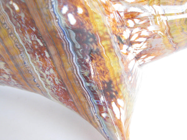 edgebrookhouse - Vintage Large Hand-Blown Glass Conch Shell