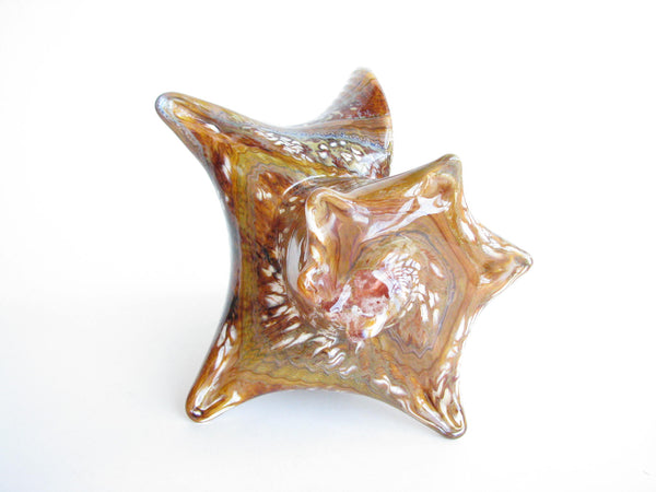 edgebrookhouse - Vintage Large Hand-Blown Glass Conch Shell