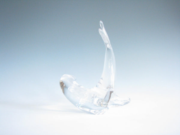 edgebrookhouse - Vintage Lead Crystal Seal Figurine Made in Sweden by Fare-Marcolin Konstglas for Stix