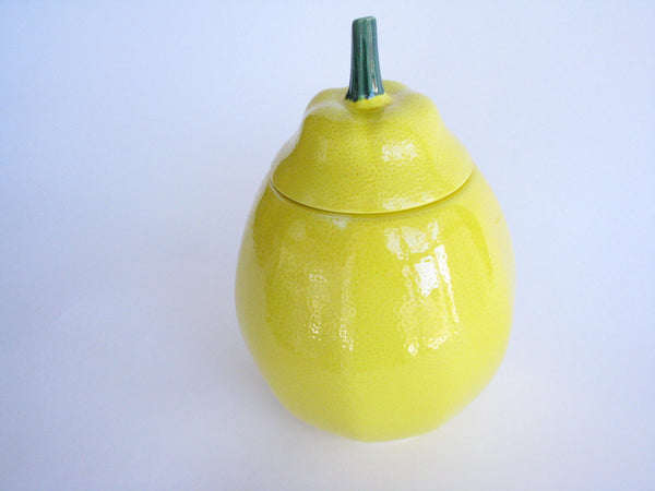 edgebrookhouse - Vintage Lemon Shaped Ceramic Cookie Jar or Canister