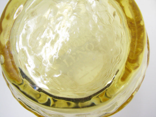 edgebrookhouse - Vintage Lenox Impromptu Yellow Blown Crystal Tumblers - Set of 6