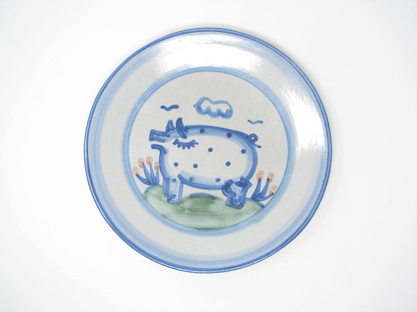 edgebrookhouse - Vintage MA Hadley Pottery Country Dinner Plates Collection - 13 Pieces