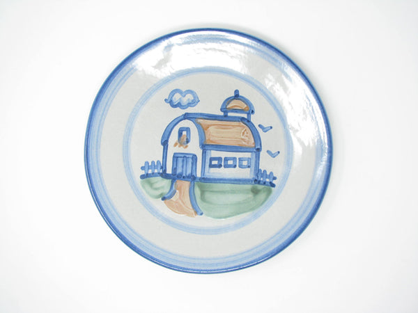 edgebrookhouse - Vintage MA Hadley Pottery Country Dinner Plates Collection - 13 Pieces