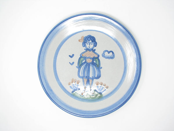 edgebrookhouse - Vintage MA Hadley Pottery Country Dinner Plates Collection - 13 Pieces