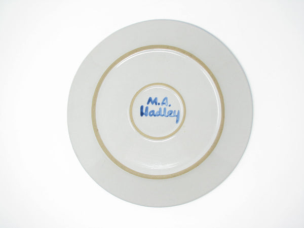 edgebrookhouse - Vintage MA Hadley Pottery Country Dinner Plates Collection - 13 Pieces