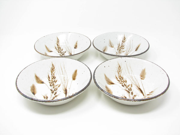 edgebrookhouse - Vintage Midwinter England Wild Oats Coupe Cereal Bowls - 4 Pieces