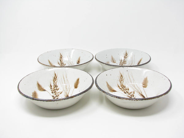 edgebrookhouse - Vintage Midwinter England Wild Oats Coupe Cereal Bowls - 4 Pieces