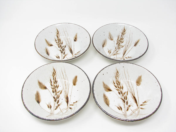 edgebrookhouse - Vintage Midwinter England Wild Oats Coupe Cereal Bowls - 4 Pieces