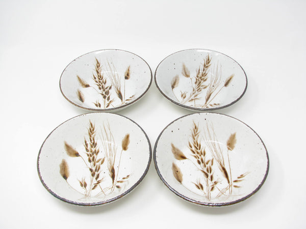 edgebrookhouse - Vintage Midwinter England Wild Oats Coupe Cereal Bowls - 4 Pieces