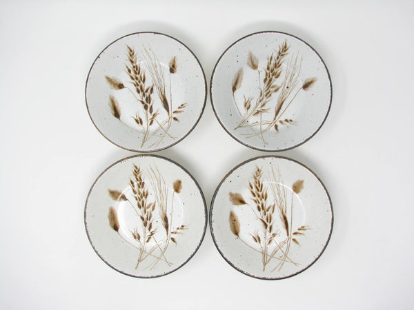 edgebrookhouse - Vintage Midwinter England Wild Oats Coupe Cereal Bowls - 4 Pieces