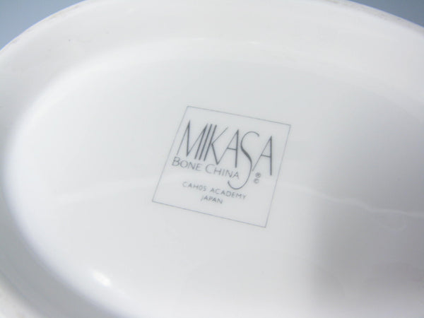 edgebrookhouse - Vintage Mikasa Academy Platters Bowls Gravy Boat Serving Set - 5 Pieces