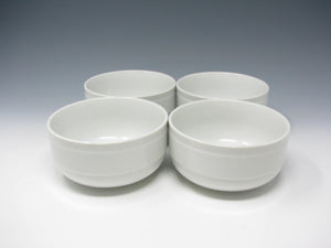 edgebrookhouse - Vintage Mikasa Bob Van Allen Stone China White Bowls - 4 Pieces