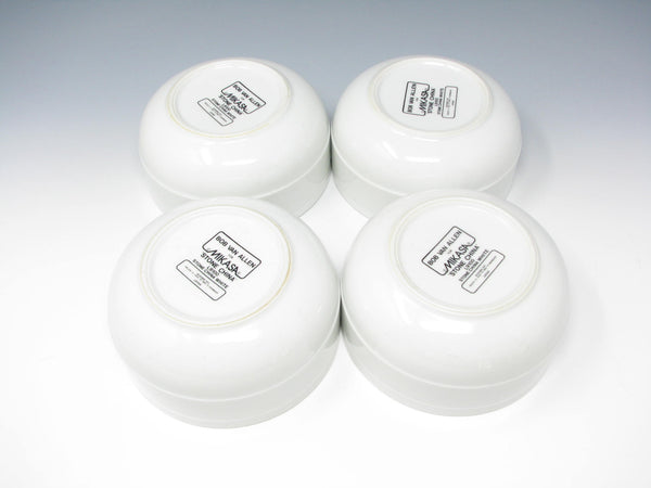 edgebrookhouse - Vintage Mikasa Bob Van Allen Stone China White Bowls - 4 Pieces
