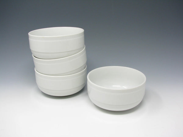 edgebrookhouse - Vintage Mikasa Bob Van Allen Stone China White Bowls - 4 Pieces