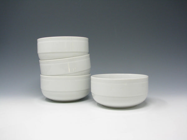 edgebrookhouse - Vintage Mikasa Bob Van Allen Stone China White Bowls - 4 Pieces