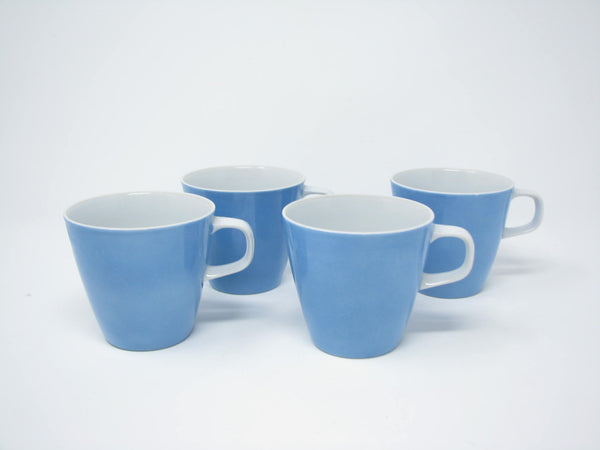 edgebrookhouse - Vintage Mikasa Elite Turquoise Flat Cups - 4 Pieces