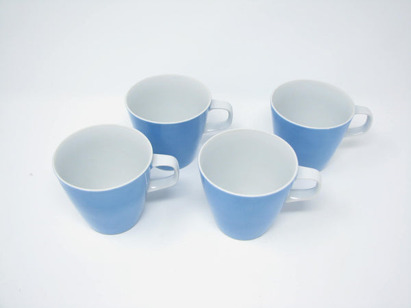 edgebrookhouse - Vintage Mikasa Elite Turquoise Flat Cups - 4 Pieces