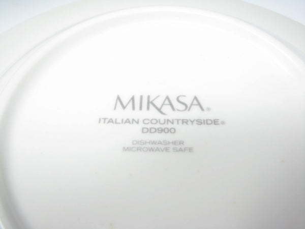 edgebrookhouse - Vintage Mikasa Italian Countryside Cream Stoneware Rimmed Bowls - 8 Pieces