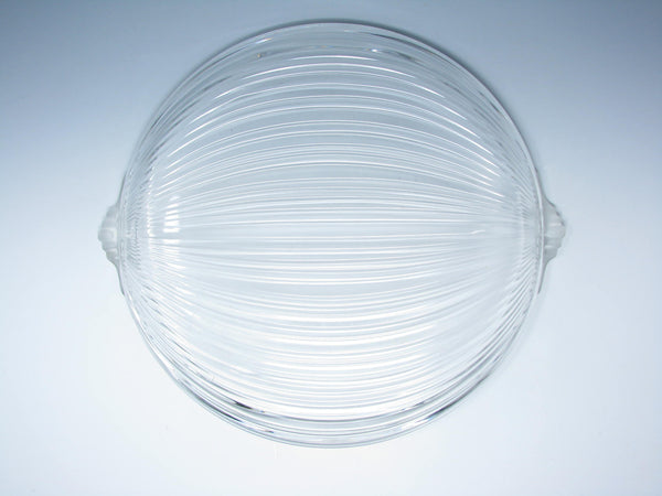 edgebrookhouse - Vintage Mikasa Neo Classic Glass Serving Bowl and Tray with Frosted Handles - 2 Pieces