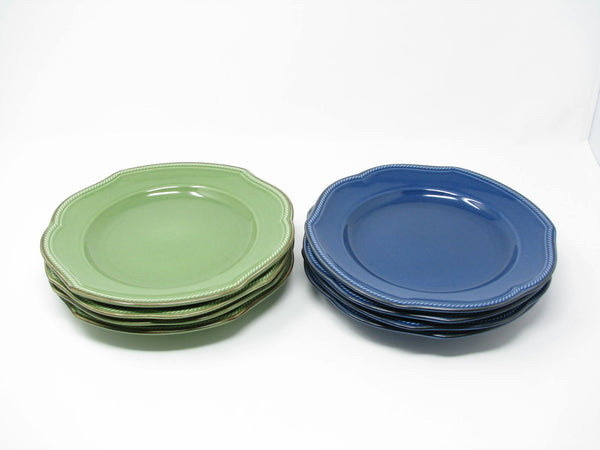 edgebrookhouse - Vintage Mikasa Venetian Blue Salad Plates Made in Japan - 4 Pieces