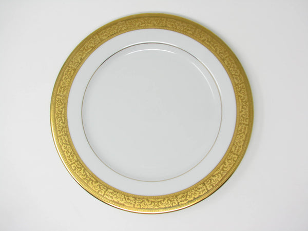 edgebrookhouse - Vintage Muirfield Magnificence Gold Encrusted Round Platter Chop Plate
