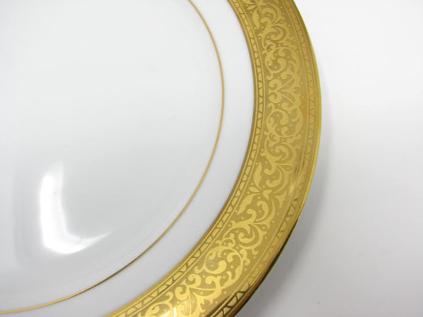 edgebrookhouse - Vintage Muirfield Magnificence Gold Encrusted Salad Plates - 12 Pieces