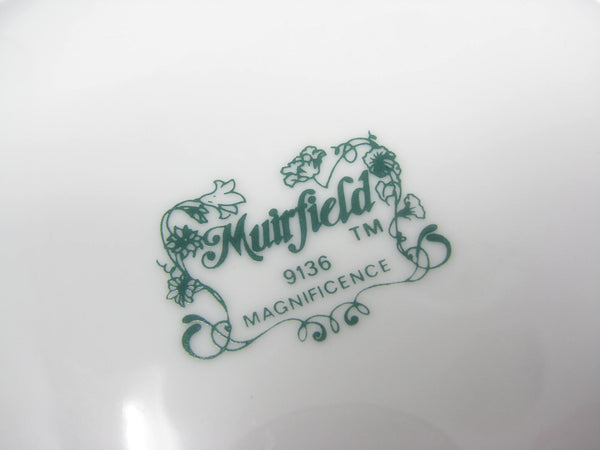 edgebrookhouse - Vintage Muirfield Magnificence Gold Encrusted Salad Plates - 12 Pieces