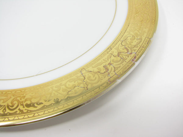 edgebrookhouse - Vintage Muirfield Magnificence Gold Encrusted Salad Plates - 12 Pieces