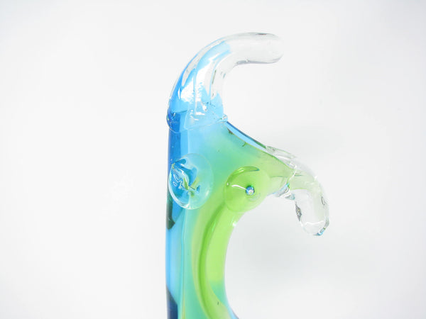 edgebrookhouse - Vintage Murano Style Hand Blown Glass Abstract Female Nude Sculpture on Glass Base