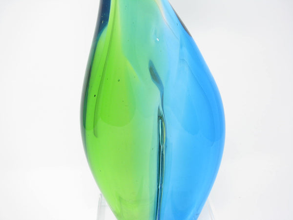 edgebrookhouse - Vintage Murano Style Hand Blown Glass Abstract Female Nude Sculpture on Glass Base