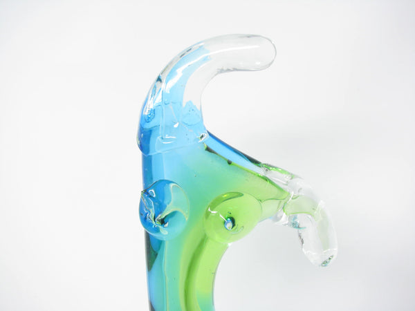 edgebrookhouse - Vintage Murano Style Hand Blown Glass Abstract Female Nude Sculpture on Glass Base