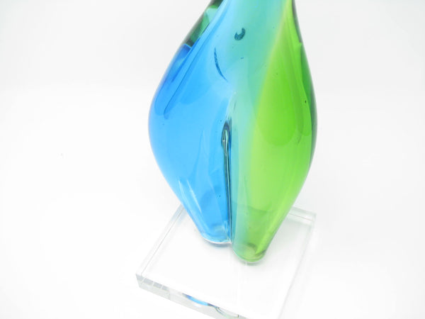 edgebrookhouse - Vintage Murano Style Hand Blown Glass Abstract Female Nude Sculpture on Glass Base