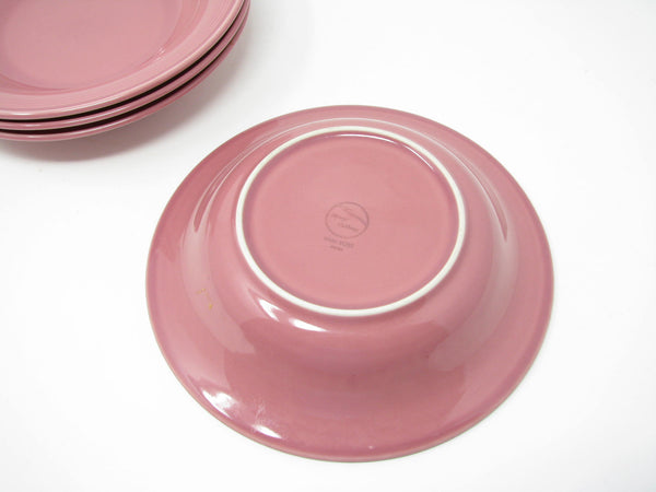 edgebrookhouse - Vintage Nancy Calhoun Dark Rose Pink Bowls - Set of 14