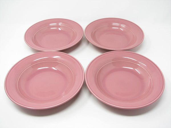 edgebrookhouse - Vintage Nancy Calhoun Dark Rose Pink Bowls - Set of 12