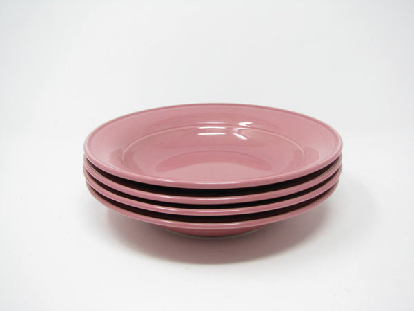 edgebrookhouse - Vintage Nancy Calhoun Dark Rose Pink Bowls - Set of 10