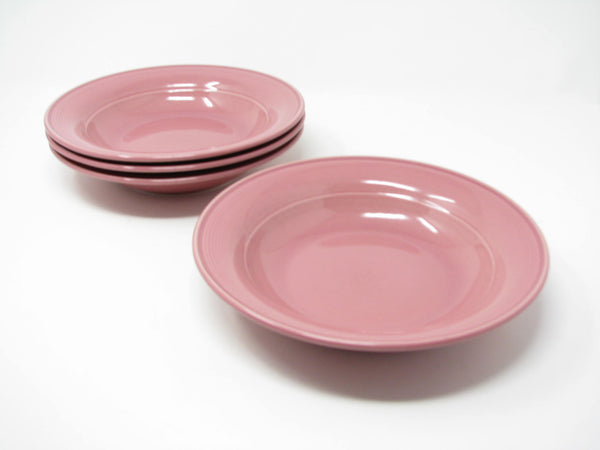 edgebrookhouse - Vintage Nancy Calhoun Dark Rose Pink Bowls - Set of 6