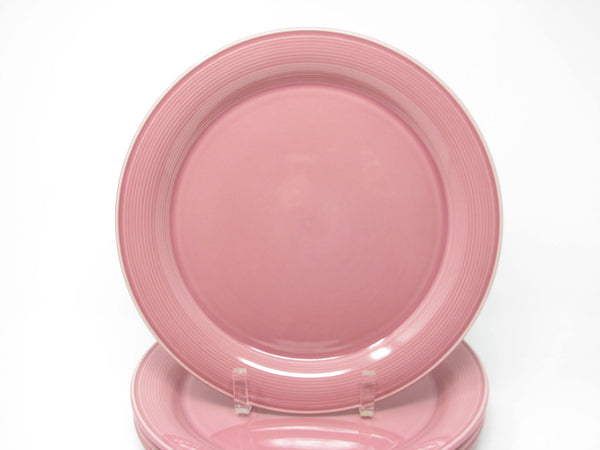 edgebrookhouse - Vintage Nancy Calhoun Dark Rose Pink Dinner Plates - Set of 6