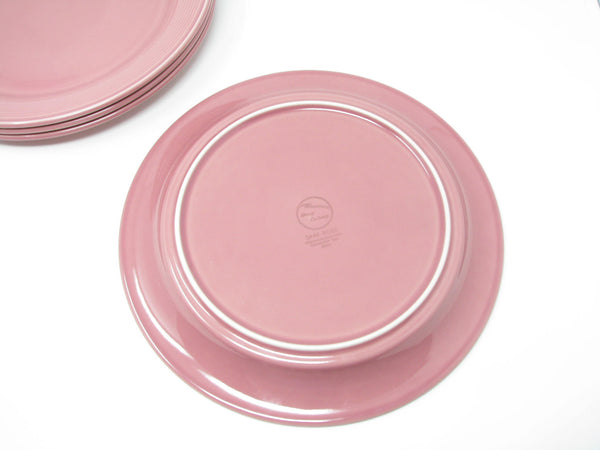 edgebrookhouse - Vintage Nancy Calhoun Dark Rose Pink Dinner Plates - Set of 15