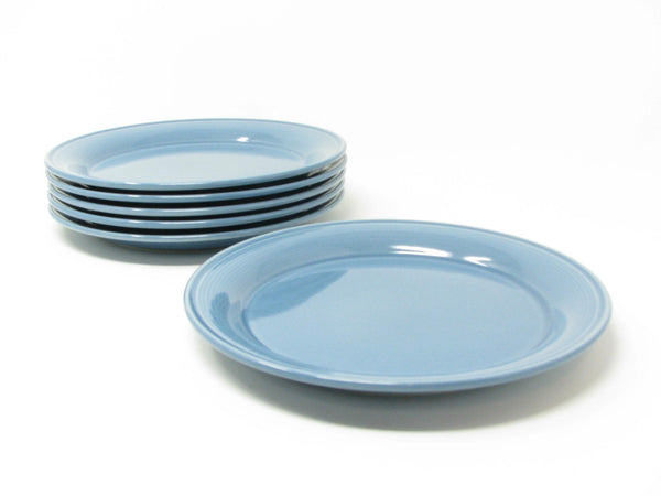 edgebrookhouse - Vintage Nancy Calhoun Light Blue Salad Plates - Set of 6