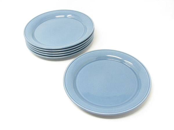 edgebrookhouse - Vintage Nancy Calhoun Light Blue Salad Plates - Set of 6