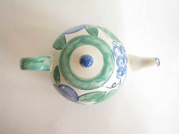 edgebrookhouse - Vintage Nancy Calhoun Portugal Moonlight Ceramic Teapot